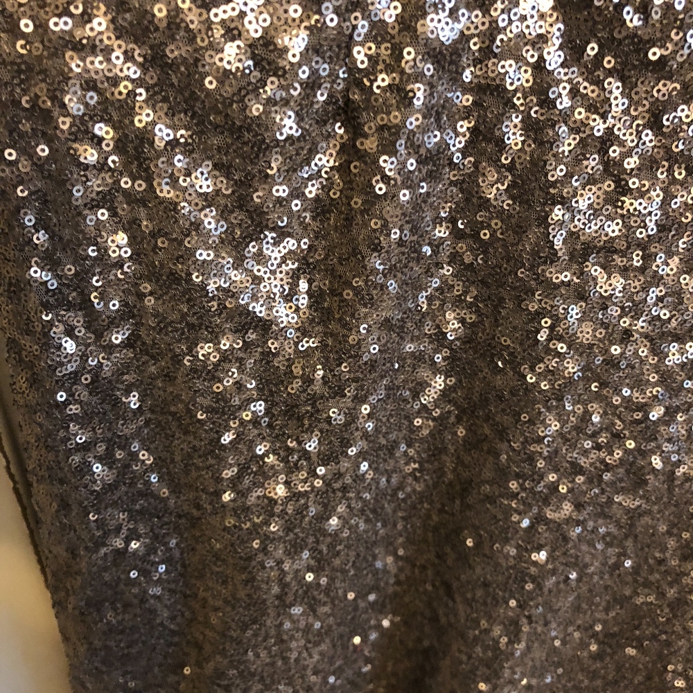 Silver Sequined Skirt - Picture 2 of 5